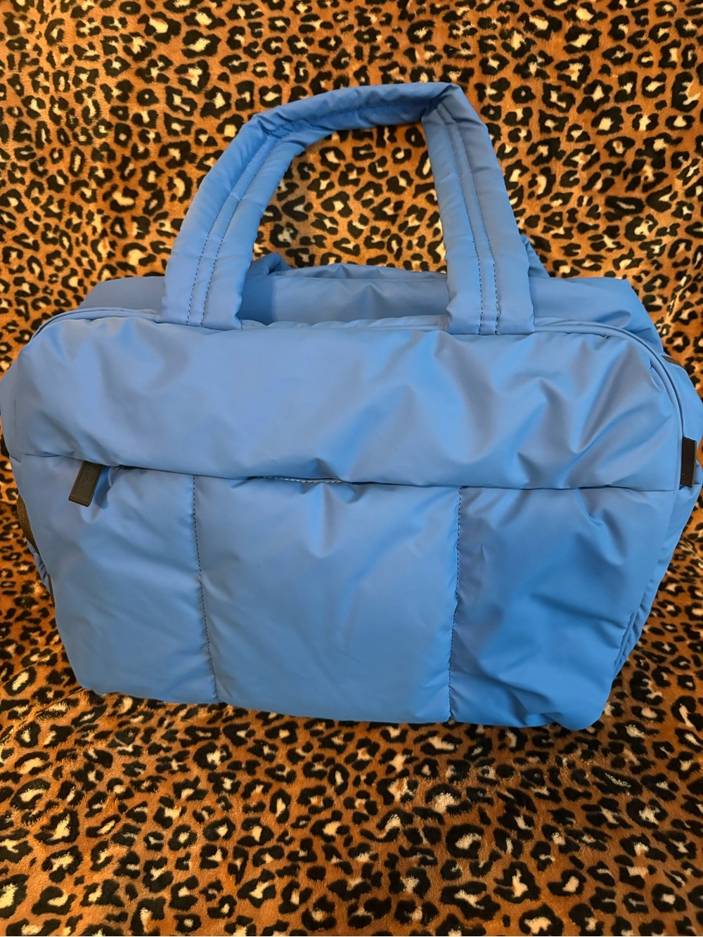 Rare CALPAK Luka Bright Blue Duffel Bag Discontinued Travel Weekender Carry On
